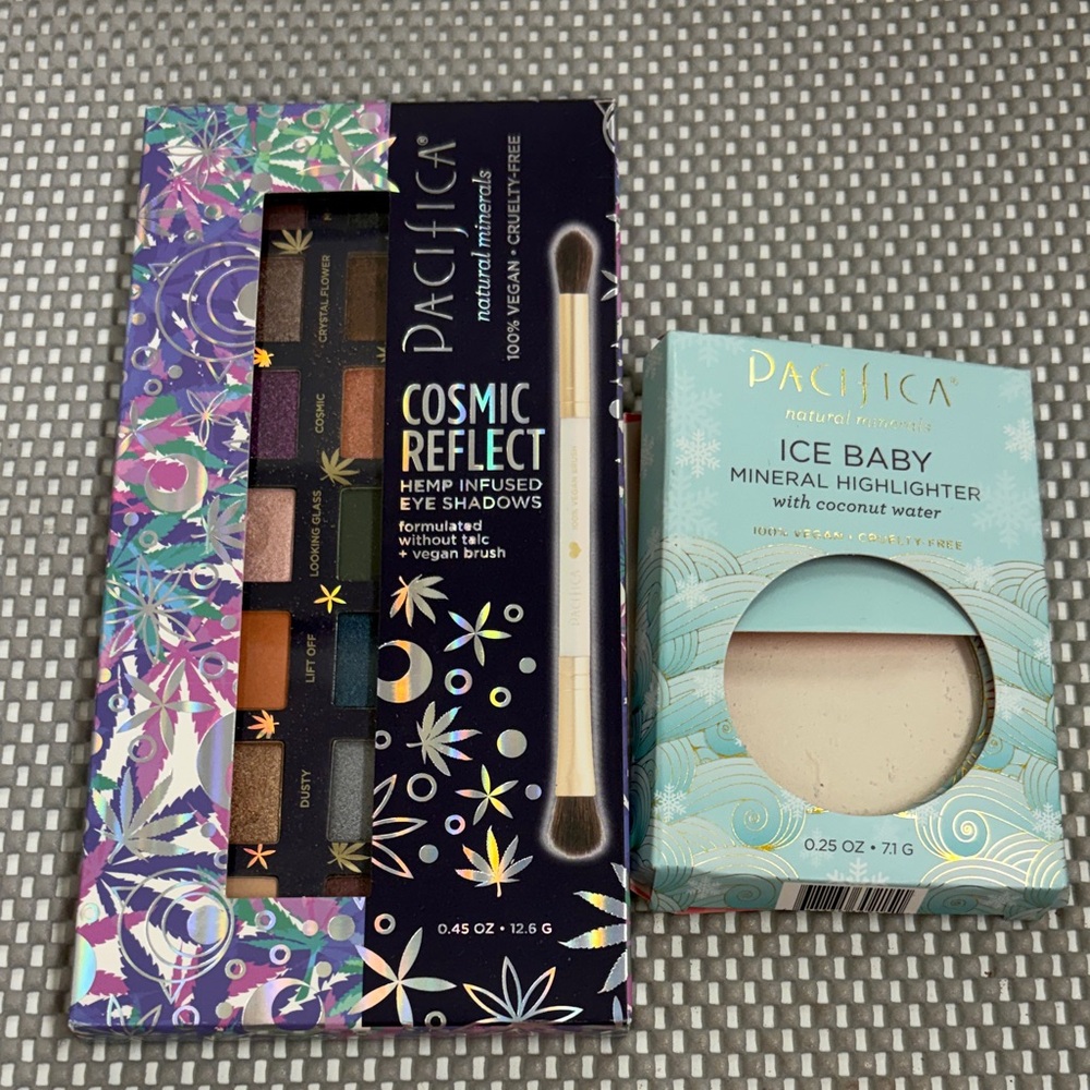 Pacifica Cosmic Reflect Eye Shadow and Ice Baby Highlighter Set